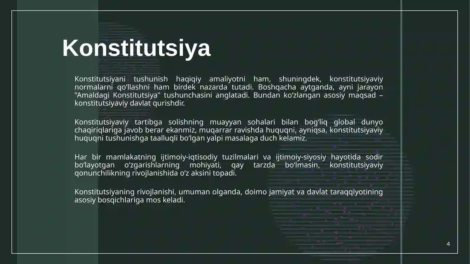 Oʻzbekistonda Demokratik Fuqarolik Jamiyati Asoslarining Shakllanishi va Siyosiy Islohotlar 4
