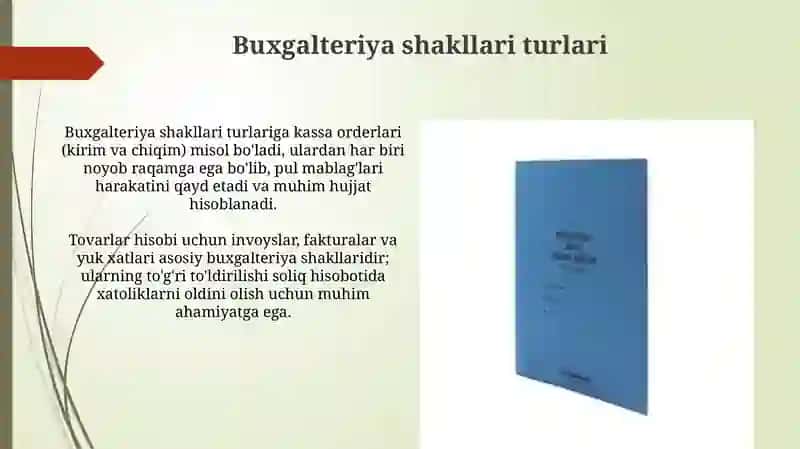 Buxgalteriya hisobining registrlari va shakllari 4
