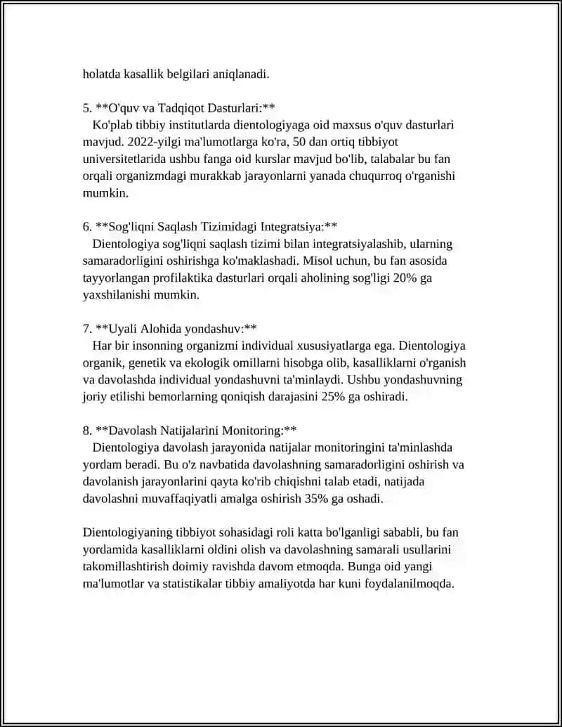 DIENTOLOGIYA, EVTONAZIYA, YATROGENIYA 4