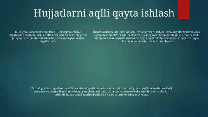 Xizmat Yozishmalari Bilan Ishlash Texnologiyalari 4