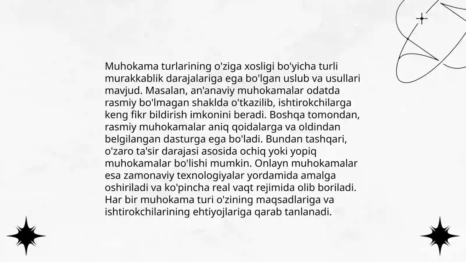 Tasviriy hikoya va muhokama 4