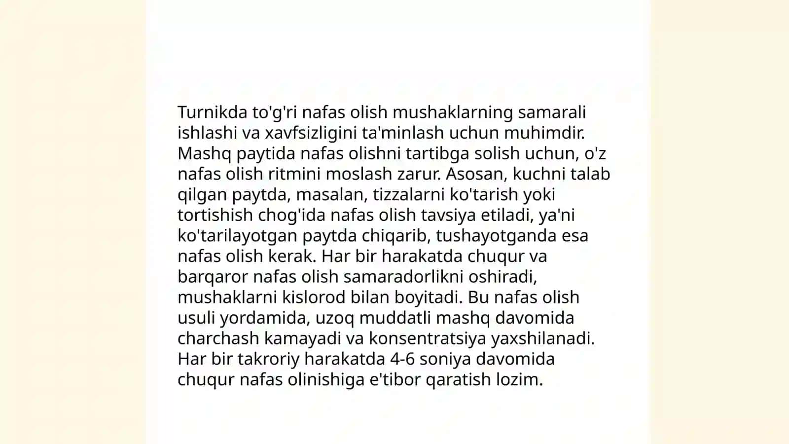 Turnikda tortilish texnikasi 4