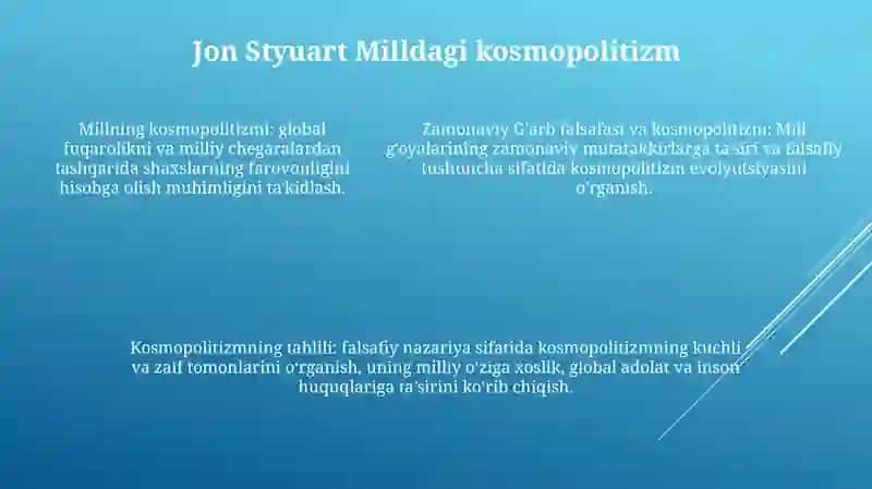 Zamonaviy GʻArb Falsafasida Kosmopolitizm GʻOyalari Tahlili 4
