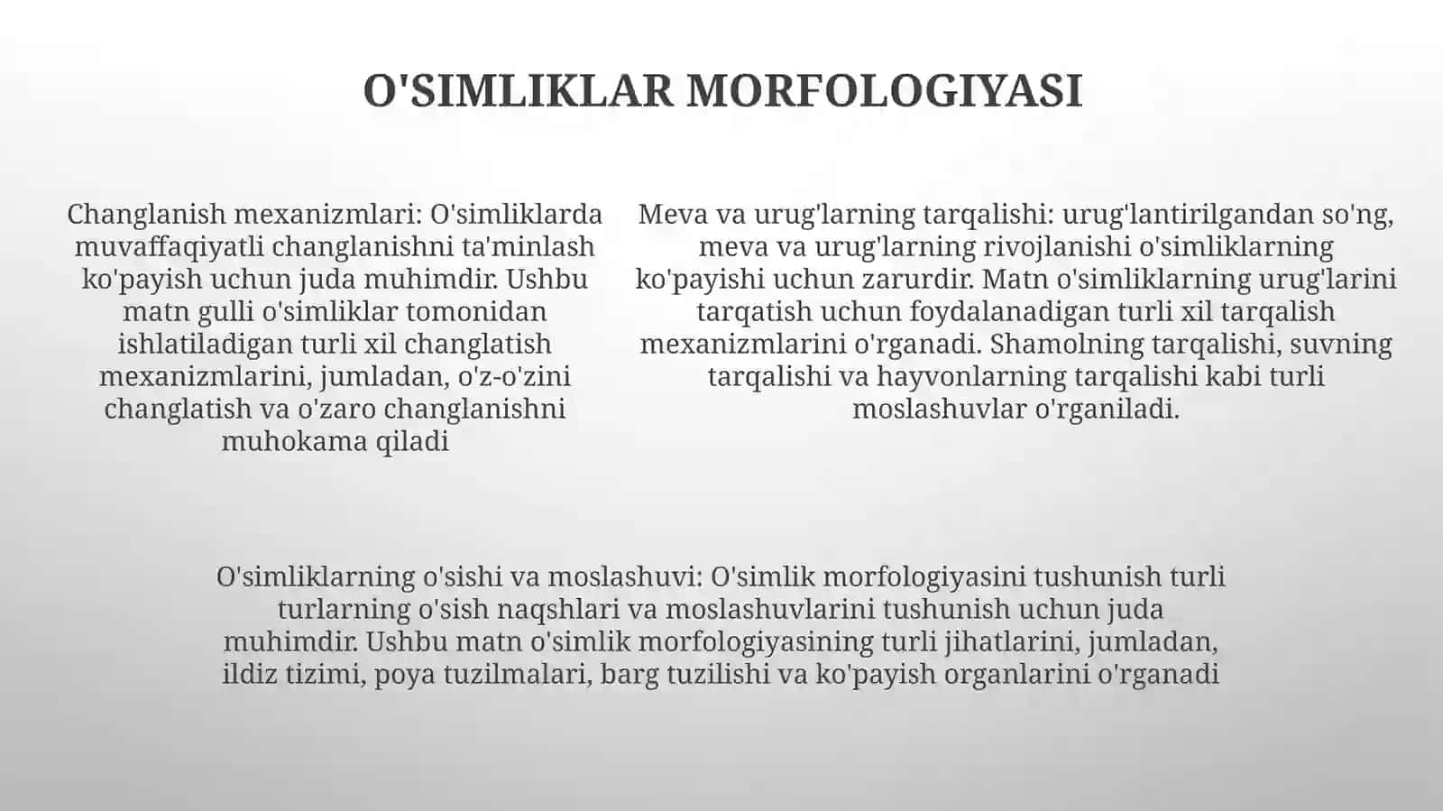 Yovvoyi Holda O'Sadigan Danak Mevali O'SimliklarningMorfo-BiologikXususiyatlari 4