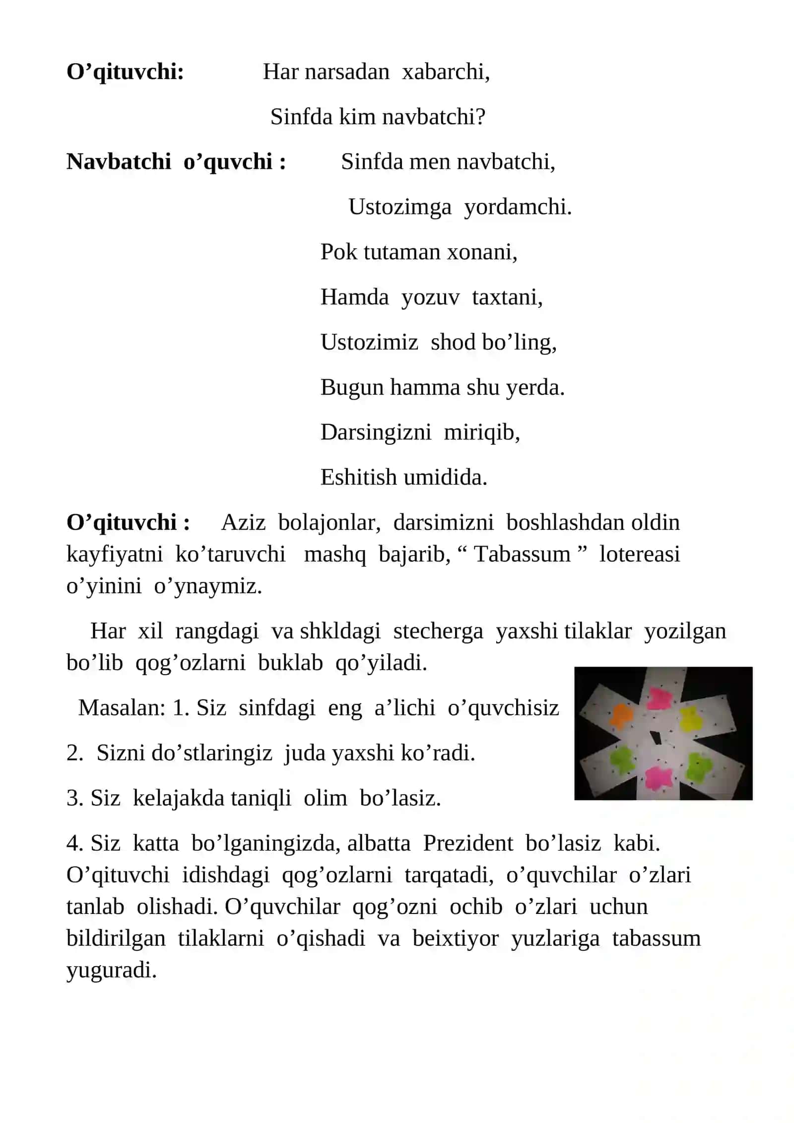 3-sinf Ona tili dars ishlanma. Asos va asosdosh so'zlar 4