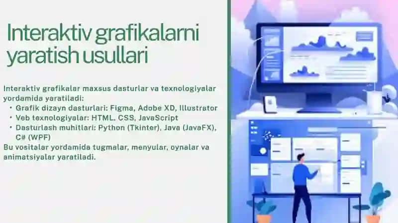 Interaktiv grafikalar yaratish (GUI elementlari) 4