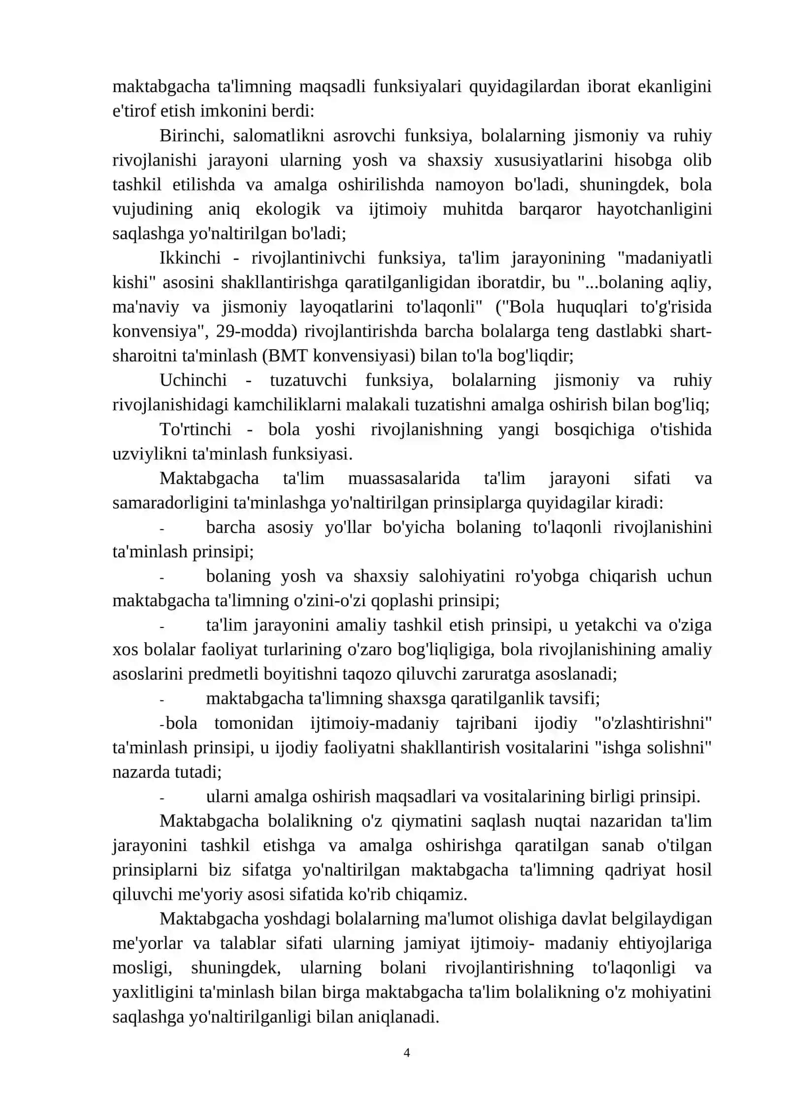 Maktabgacha ta'limni rivojlantirishda xorij tajribalaridan foydalanishning o`ziga xos xususiyatlari 4