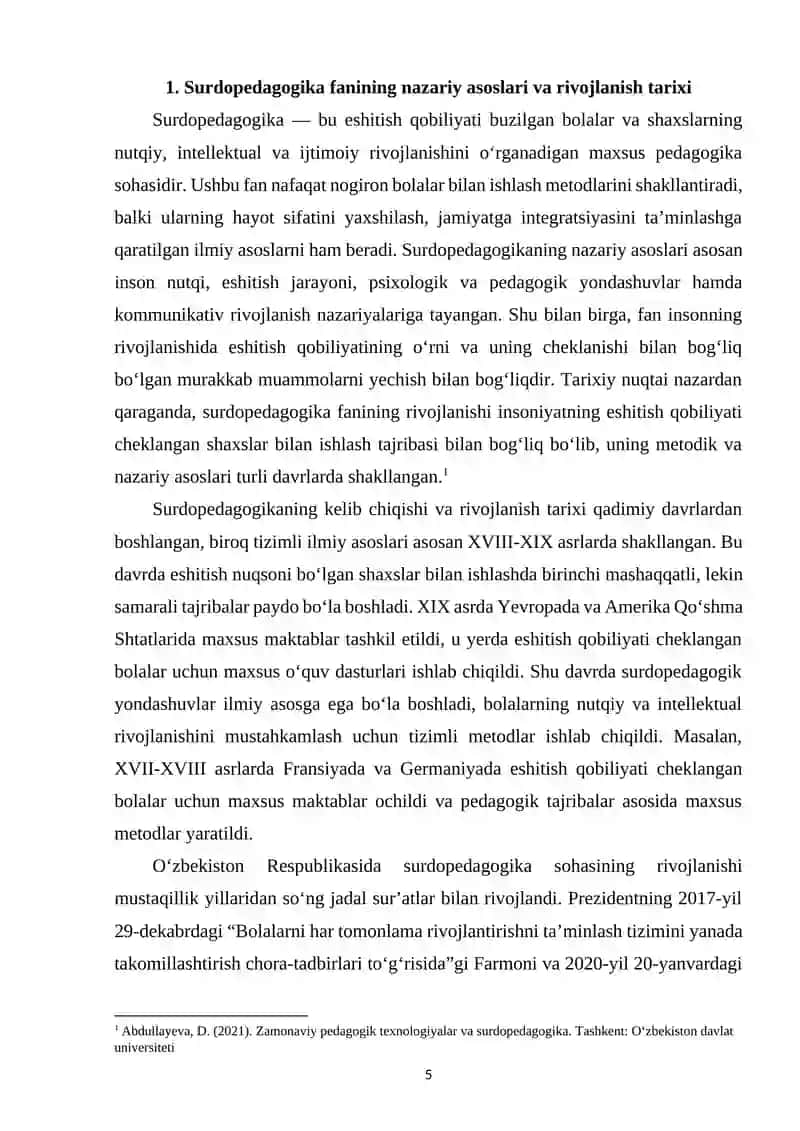 Surdopedagogika fani rivojlanishida zamonaviy pedagogik texnologiyalarni integratsiyalash 4