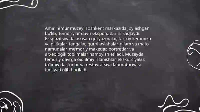 Toshkentdagi Davlat Tarix Muzeyi 4