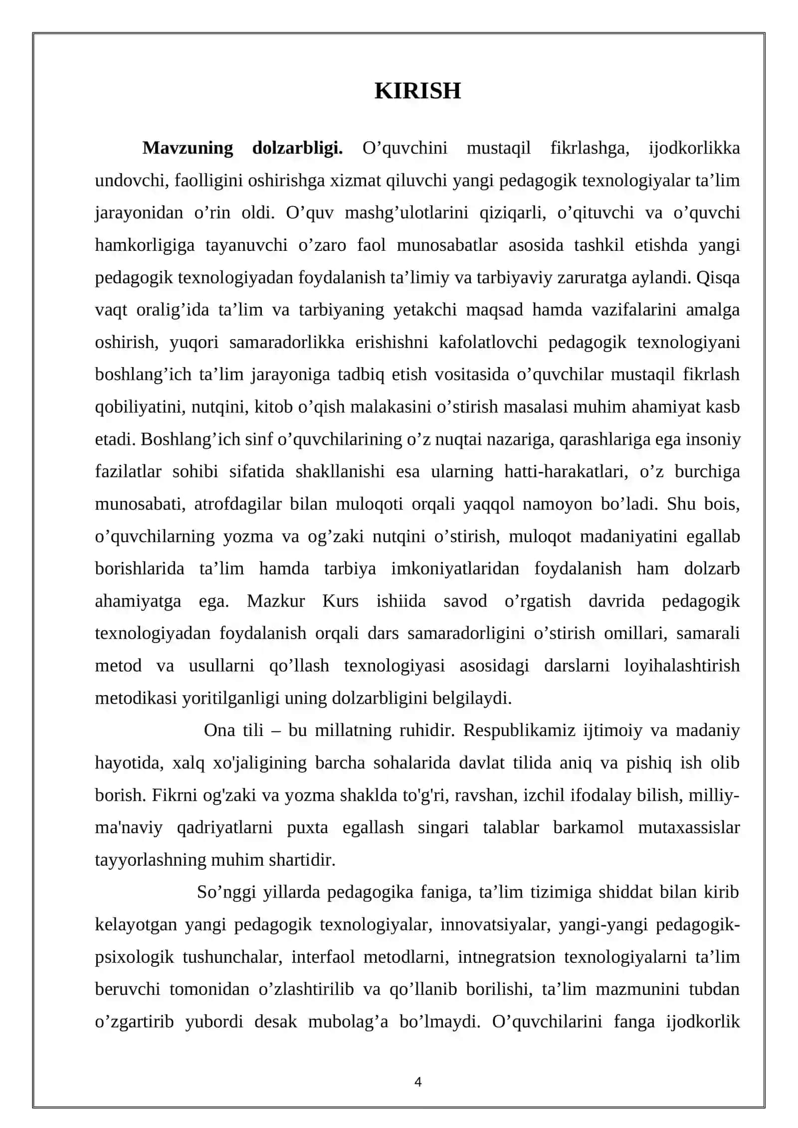 Savod o’rgatish davrida bo’g’in  ustida ishlash 4