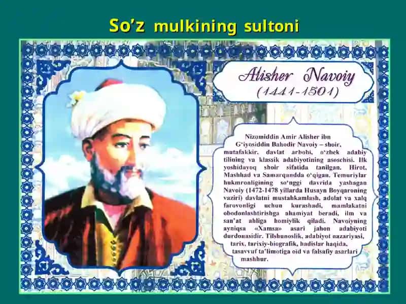 Alisher Navoiyning pedagogik qarashlari va tarbiya haqidagi fikrlari 4