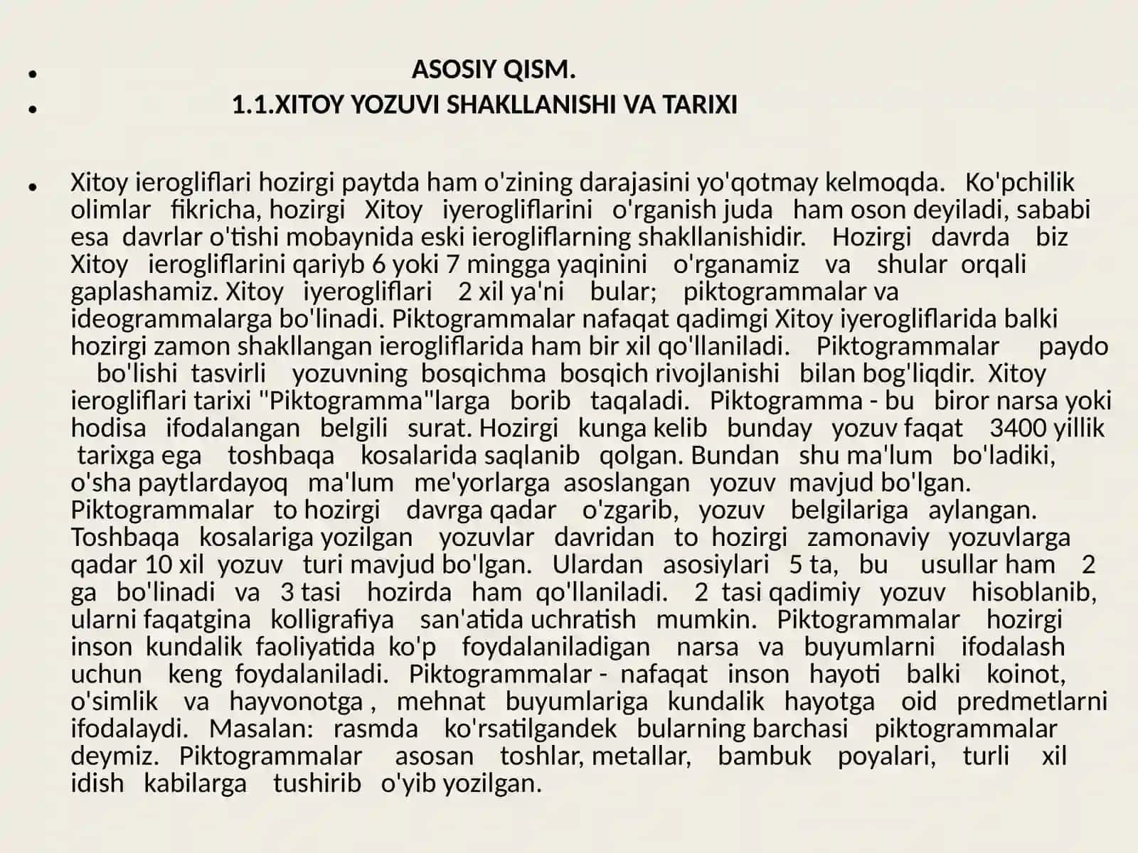 Xitoy yozuvi va an'anaviy ta'limotlari 4