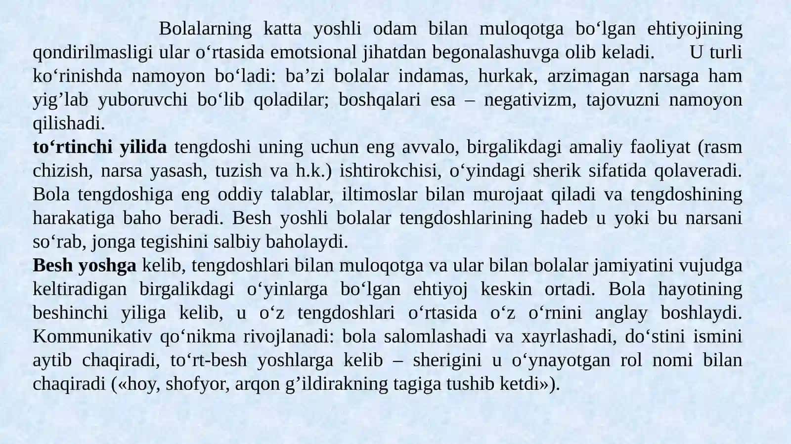 Maktabgacha kichik, o’rta va katta yoshdagi bolalar nutqini о’stirishning metodlari va vositalari 4
