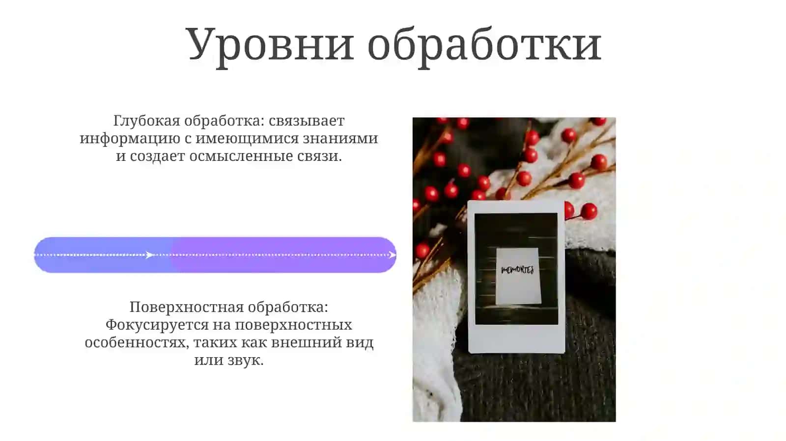 Теории памяти в психологии 4