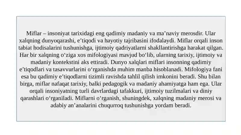 Dunyo xalqlari miflari 4