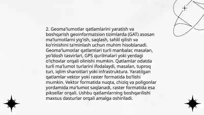 ArcMap Geoaxborot Tizimlarida Geografik Ma'lumotlarni Tahlil Qilish 4