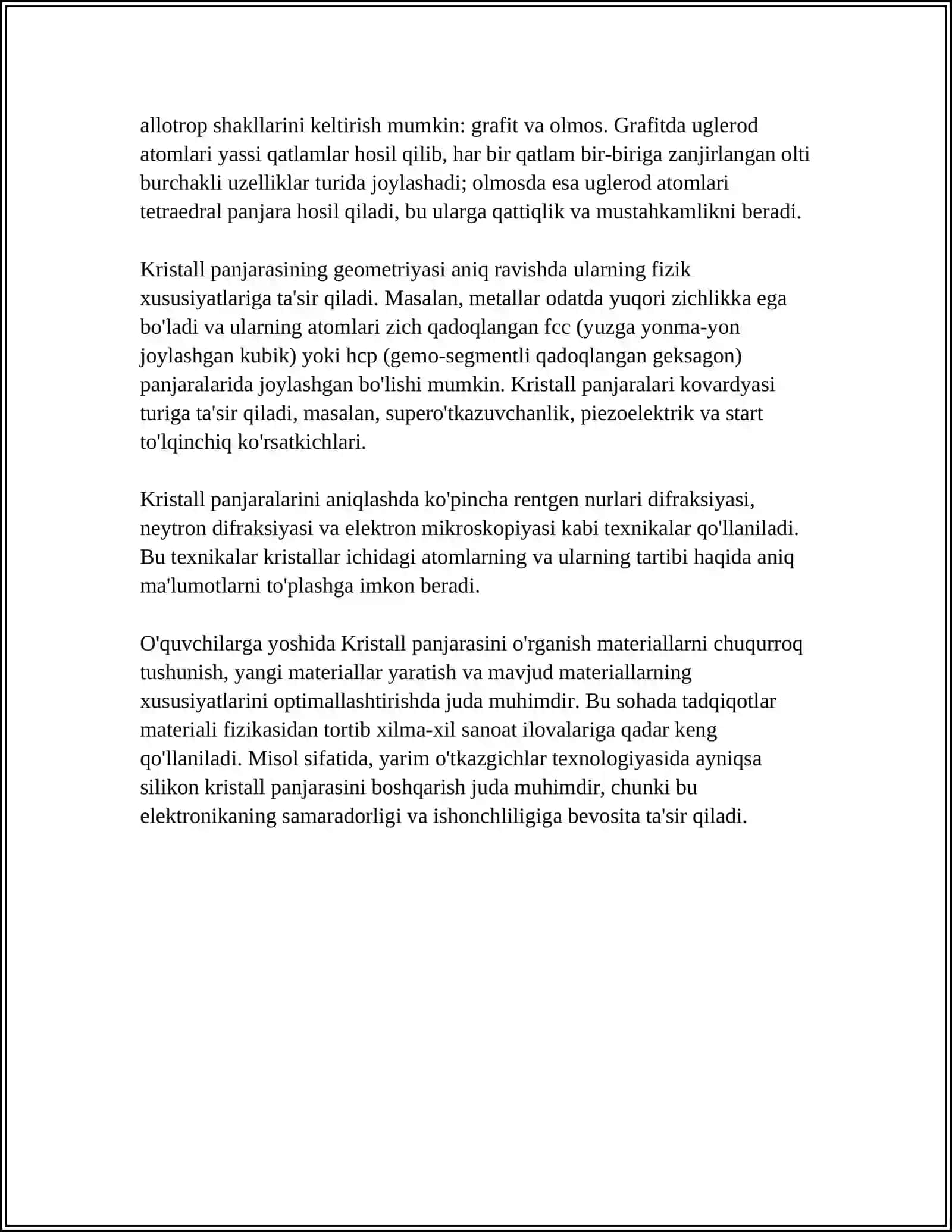 METALLAR STRUKTURASI 4