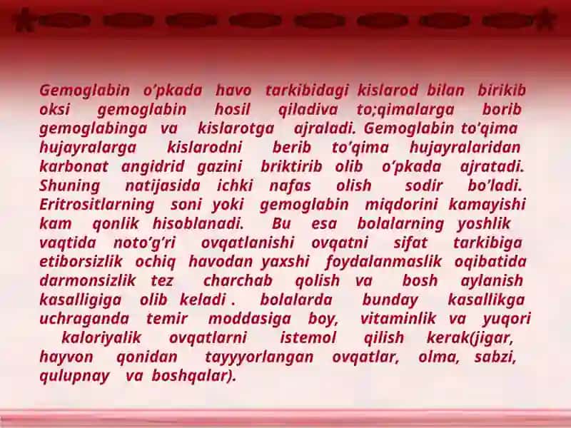 Qon aylanishsistemasining yosh xususiyati va gigiyenasi 4