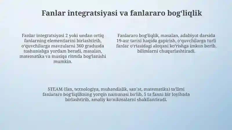 Boshlang’ich ta’limdagi o’quv fanlari strukturasi 4