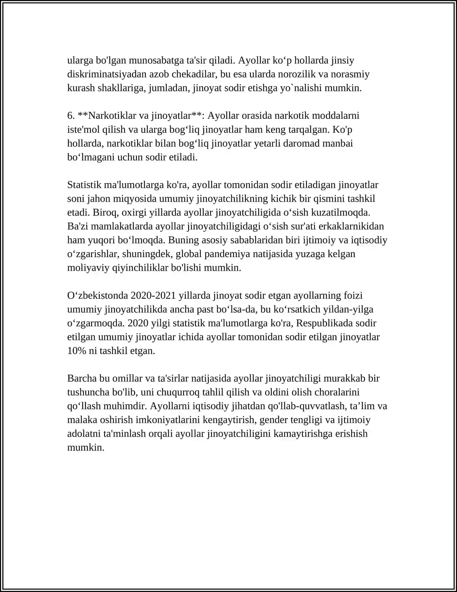 AYOLLAR JINOYATCHILIGINING KRIMINOLOGIK TASNIFI 4