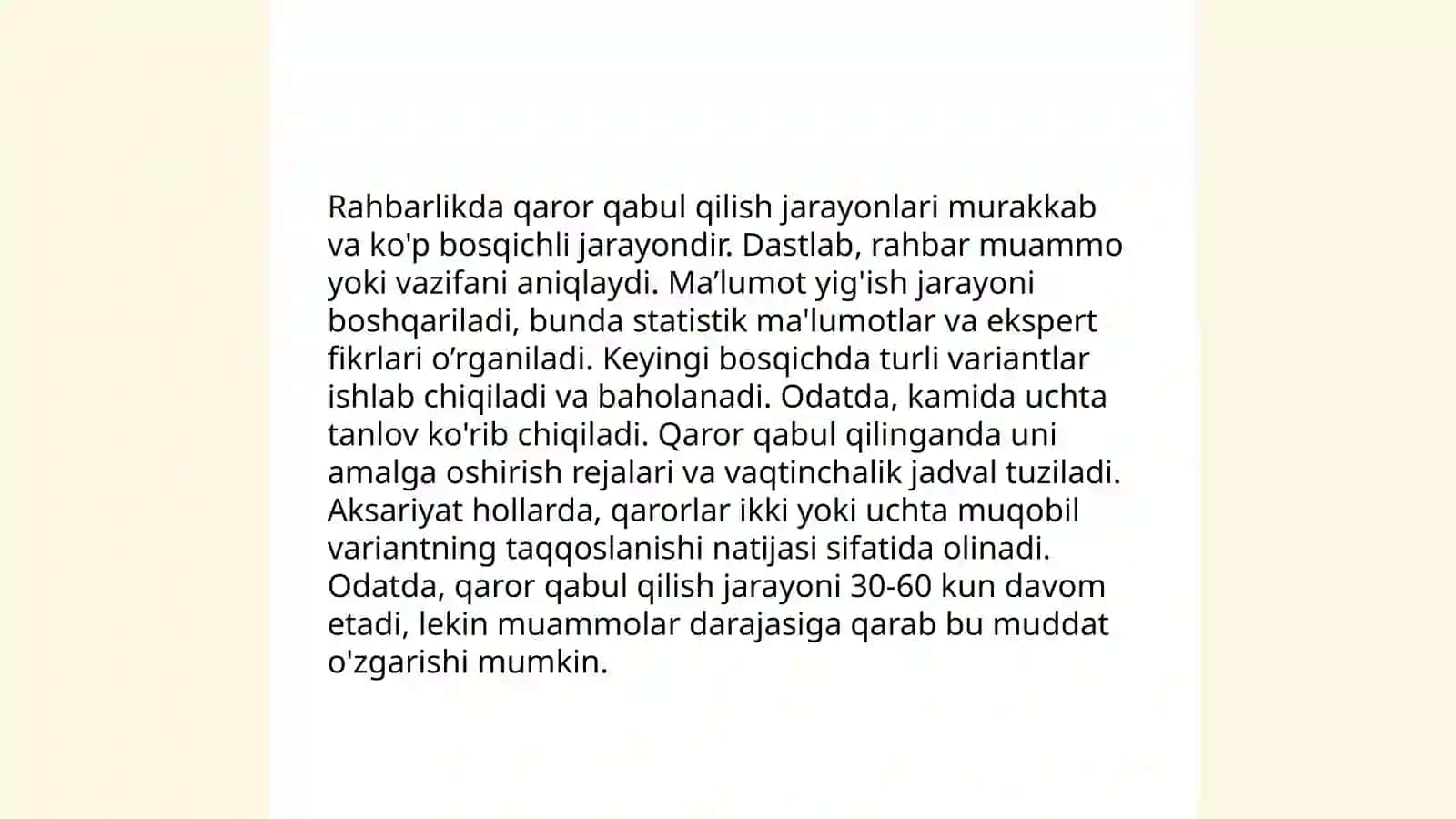 Artel kompaniyasining boshqaruv uslubi 4