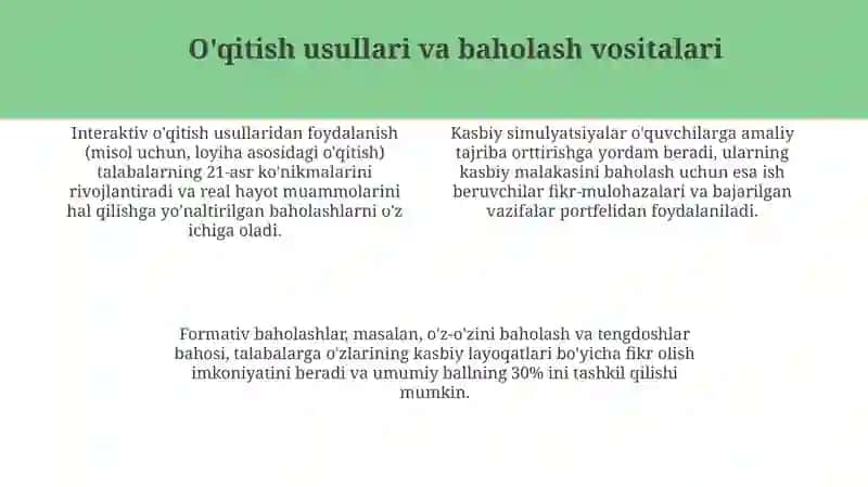 Trening "Kasbiy layoqatni aniqlash va kasbiy yo'naltirish" 4