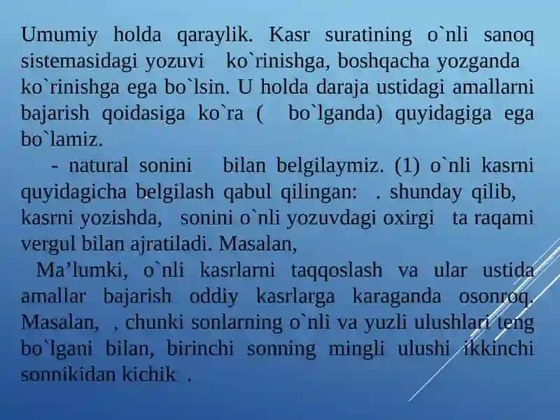 Matematika va uni o‘qitish metodikasi 4