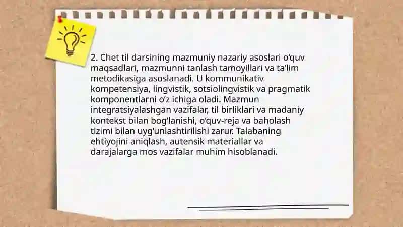 Chet tilni o‘qitishning mazmun mohiyati 4
