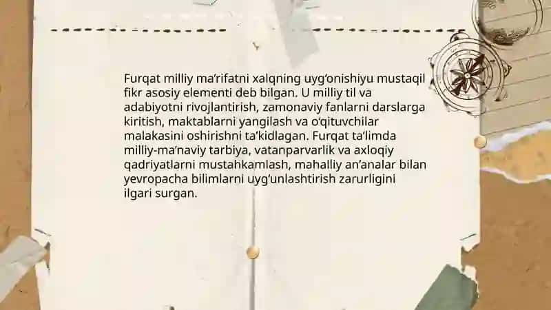 Anbar otin, Furqat,Saidahmad Siddiqiy, Abdulla Avloniylarning taʼlim -tarbiya taraqqiyotida tutgan oʻrni 4