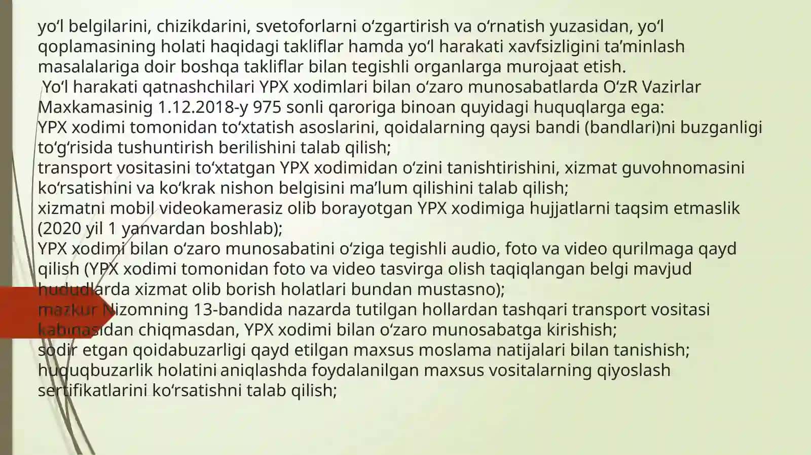 Haydovchining huquqiy javobgarligi 4
