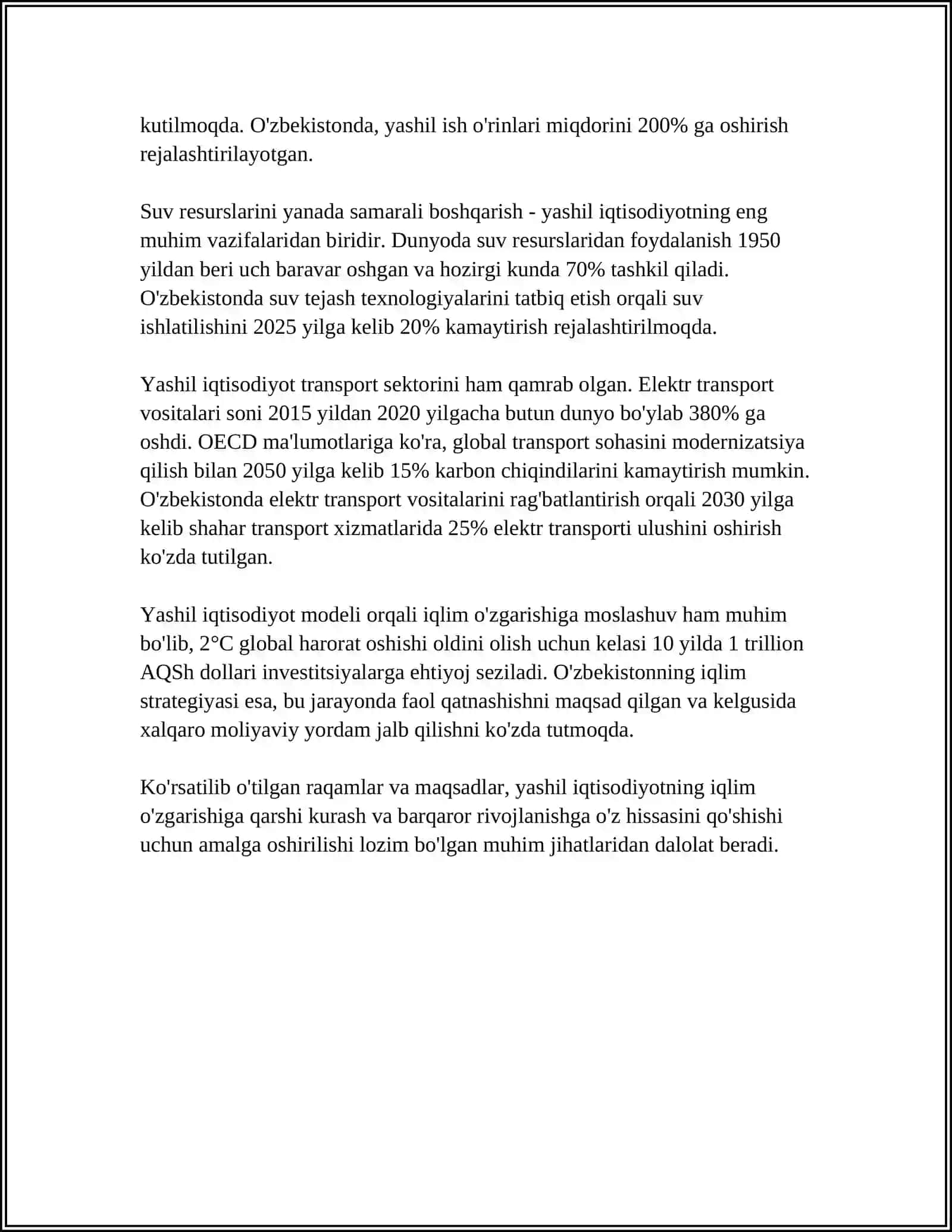 YASHIL IQTISODIYOTGA ÕTISHNING AQSH TAJRIBASI 4