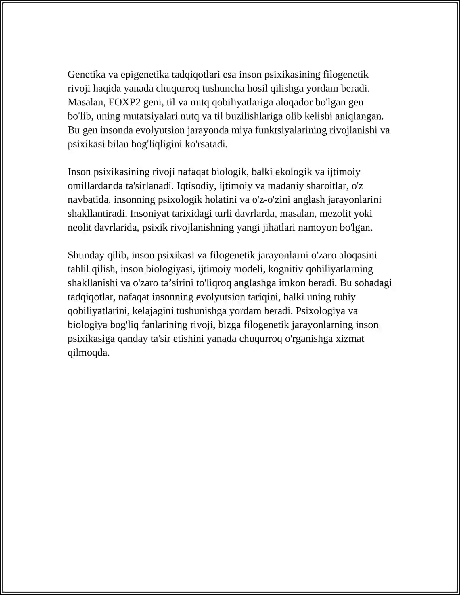 PSIXOLOGIYADAN MUSTAQIL ISH 4