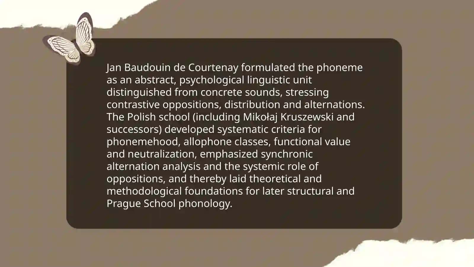 The development of the phoneme theory 4