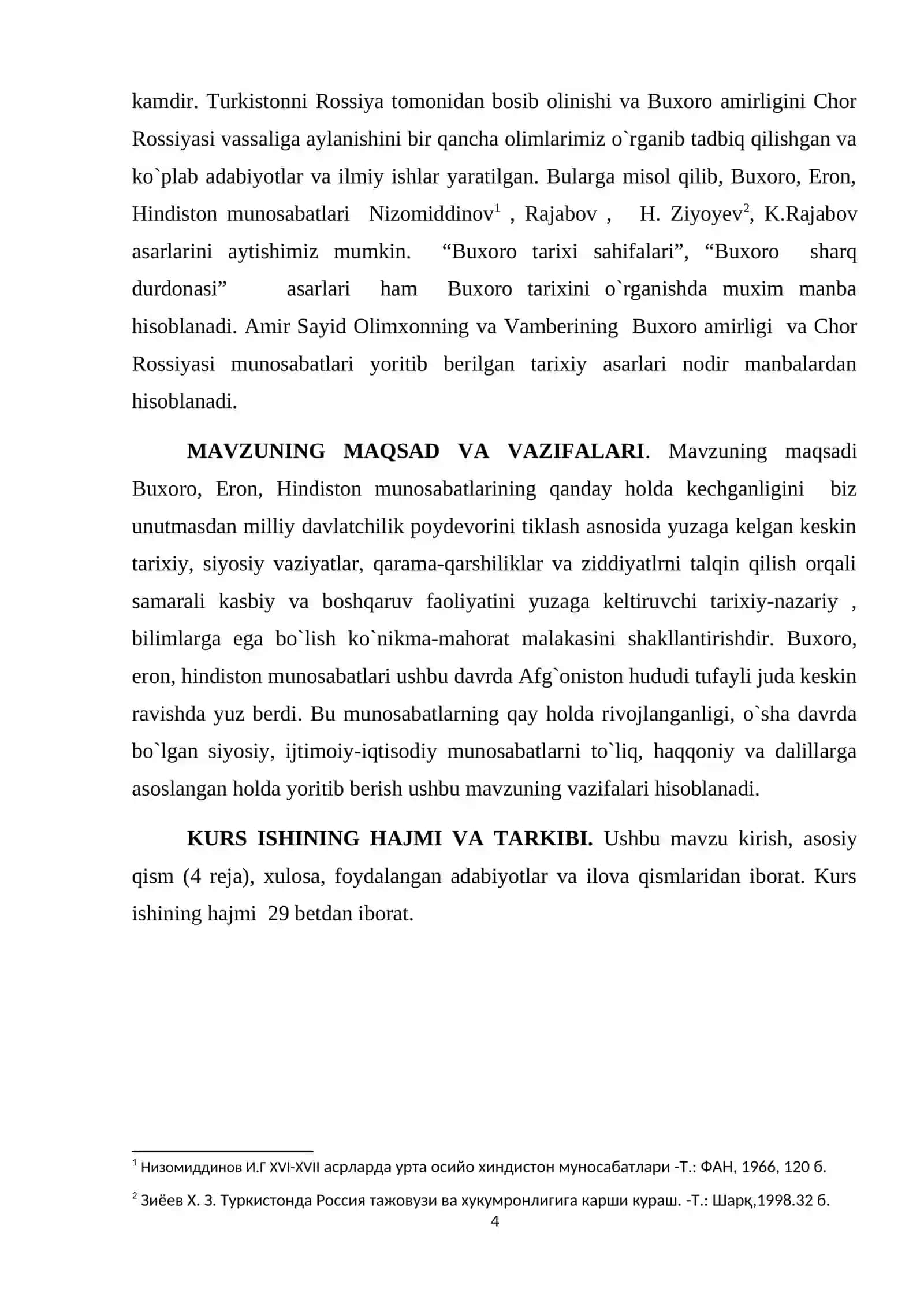 O’RTA OSIYO XONLIKLARINING, ERON, HINDISTON O’RTASIDAGI DIPLAMATIK MUNOSABATLAR 4