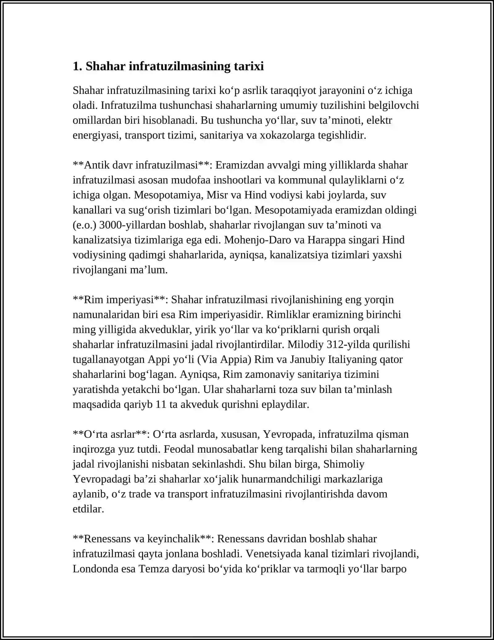 BOZOR INFRATUZILMASI VA UNING UNSURLARI 4
