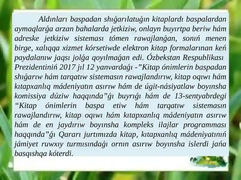 BALALAR KITAPQUMARLIǴINIŃ ÓZINE TÁN QÁSIYETLERI. 4