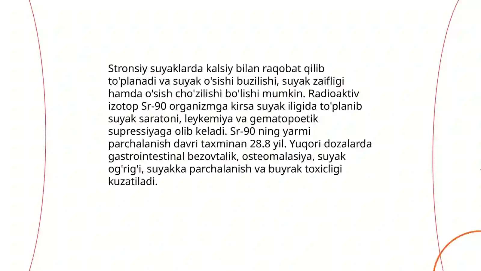 Stronsiyning inson tanasiga kirish manbalari 4