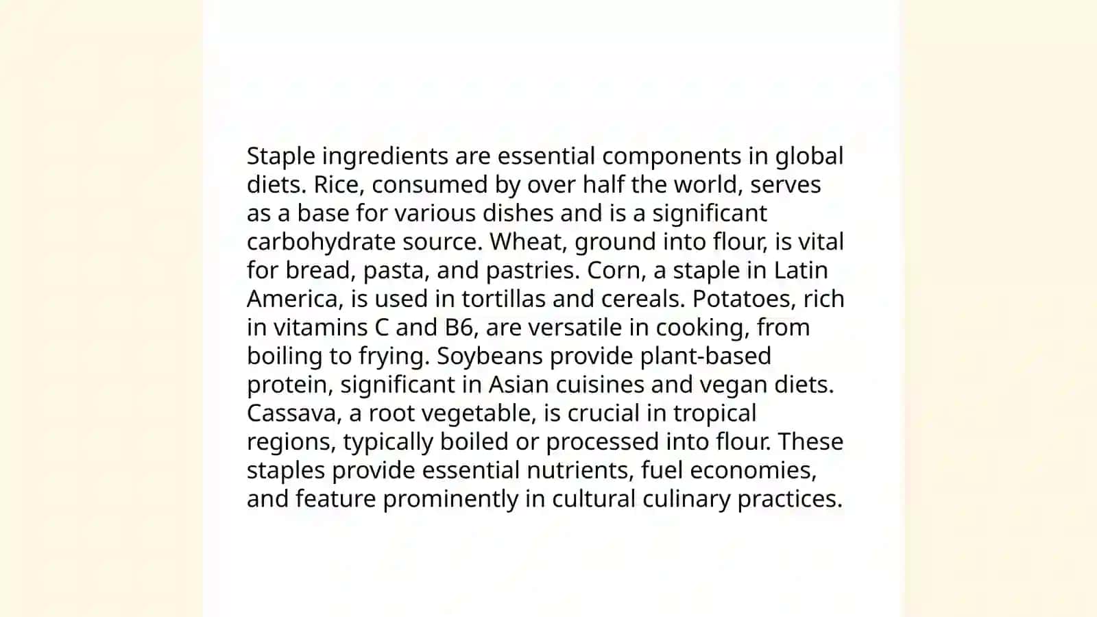 Plan: Traditional Breakfast Foods 4