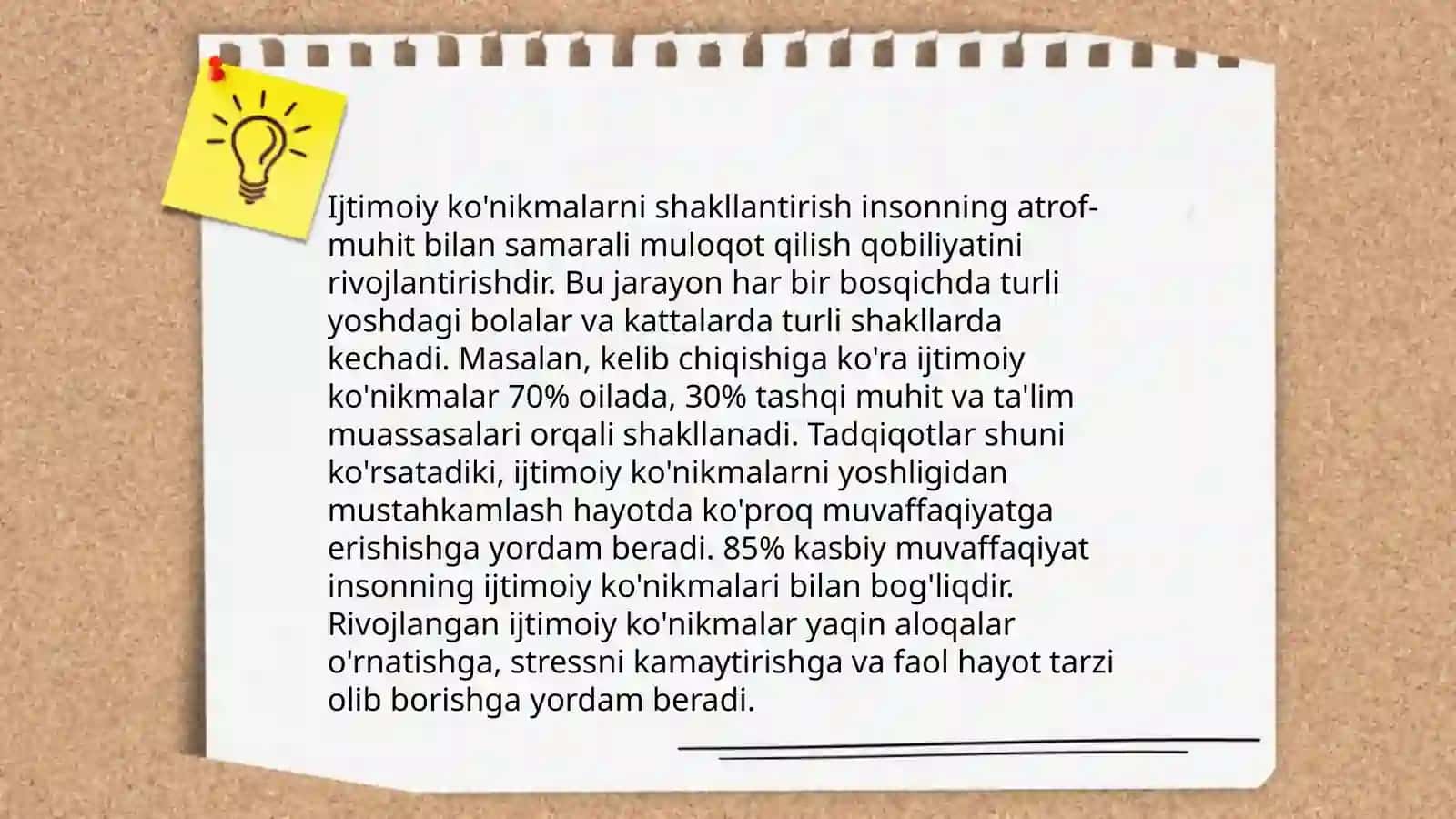 Kasbiy rivojlantirish soati uchun hisobot 4