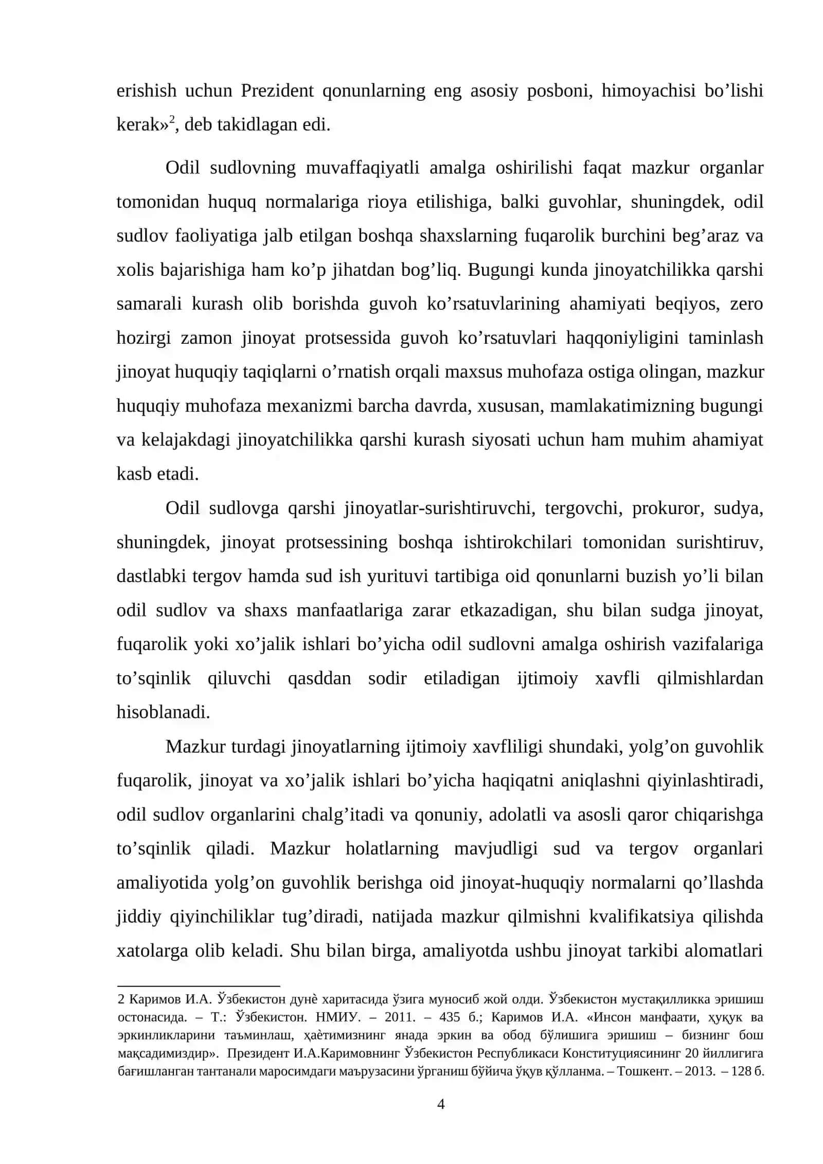 Yolg’on guvohlikning kriminologik jihatlari 4