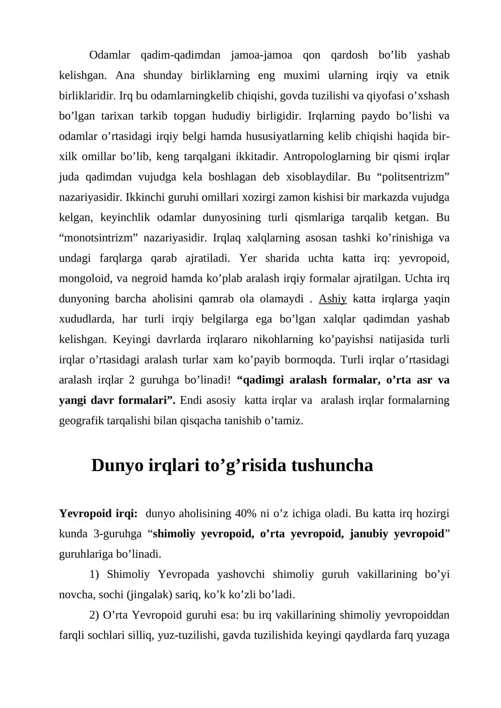 Umumiy yer bilimi 4