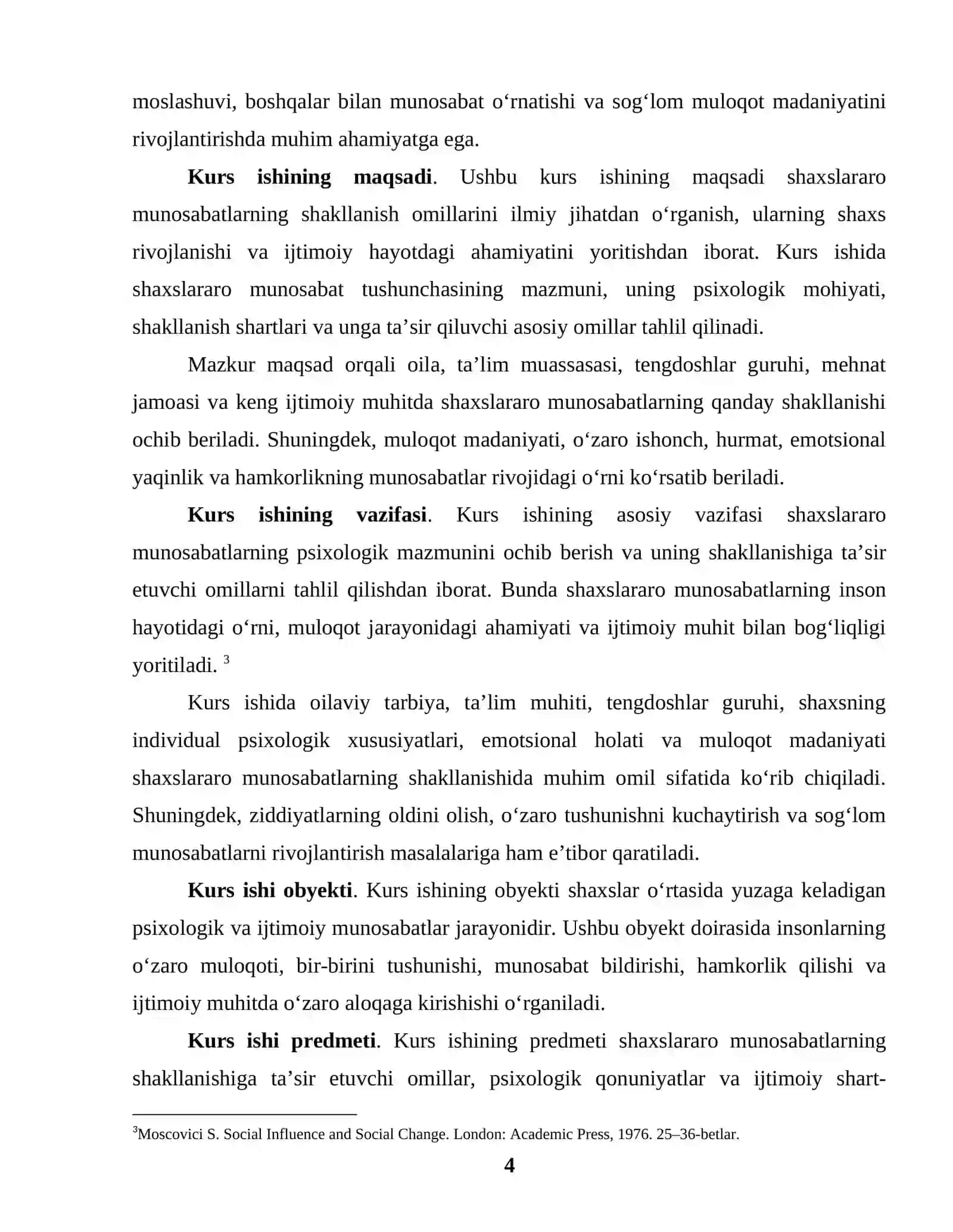 SHAXSLARARO MUNOSABATLARNING SHAKLLANISH OMILLARI 4