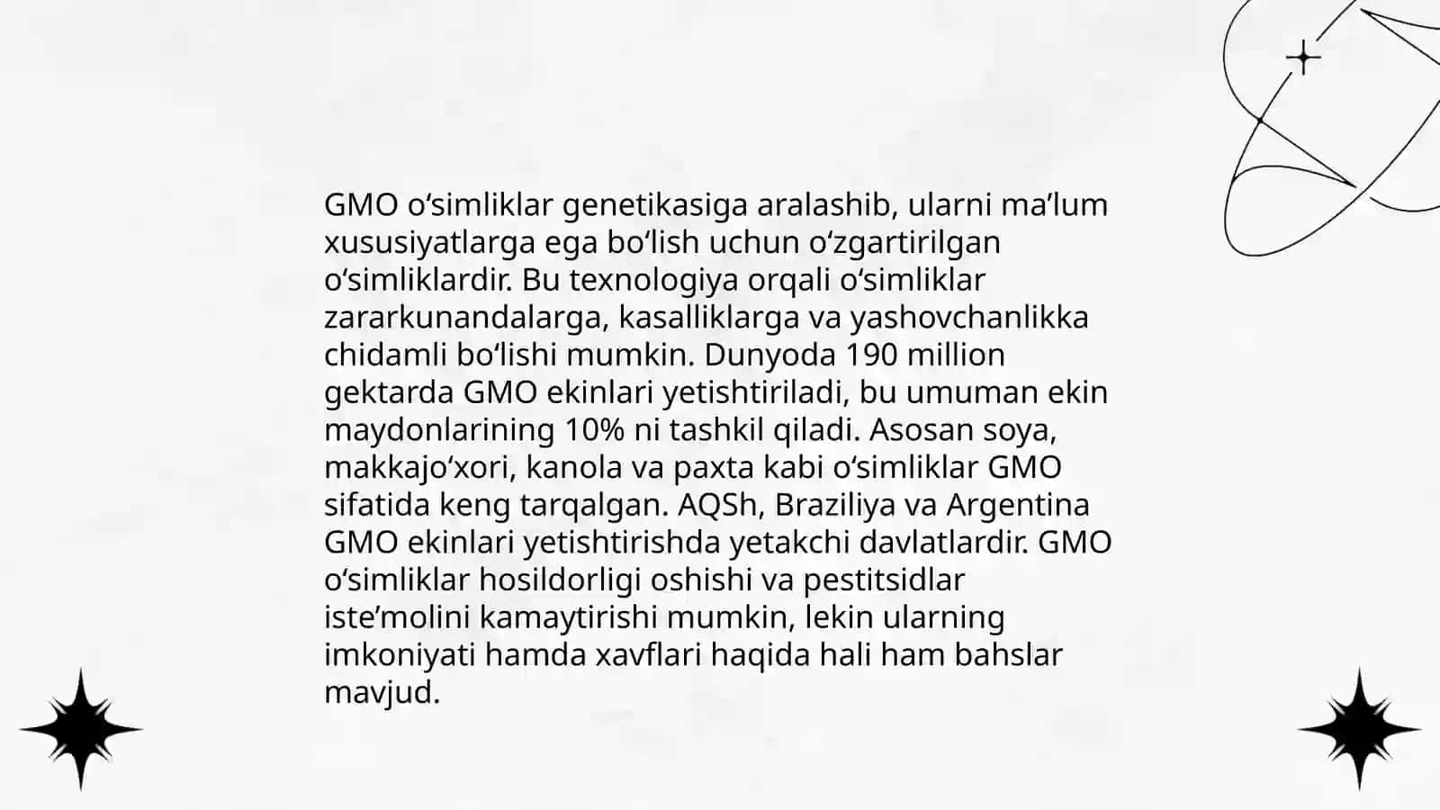 GMO da biotexnologiya 4