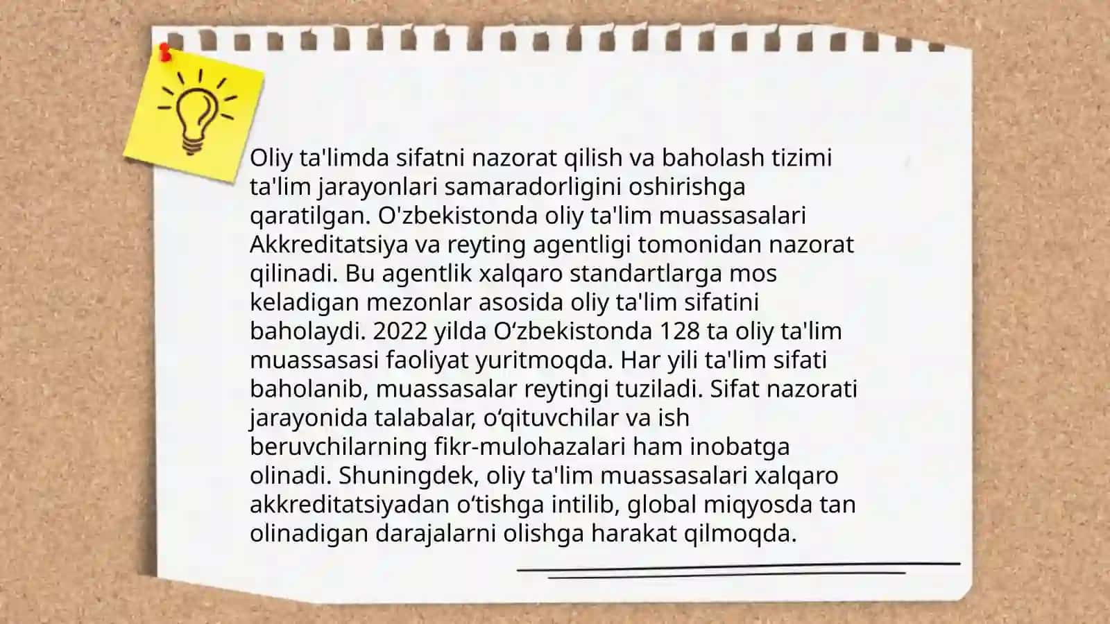 Oliy ta'lim va undan keyingi ta'limning takomillashtirilishi 4