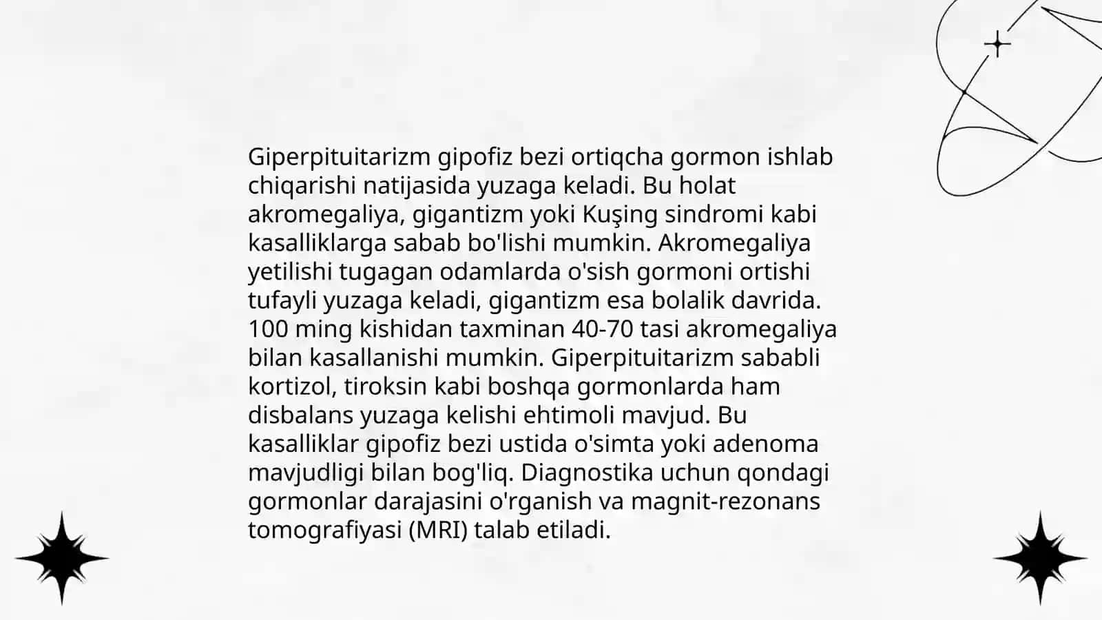 Giperpituitarizm G-insuloma 4
