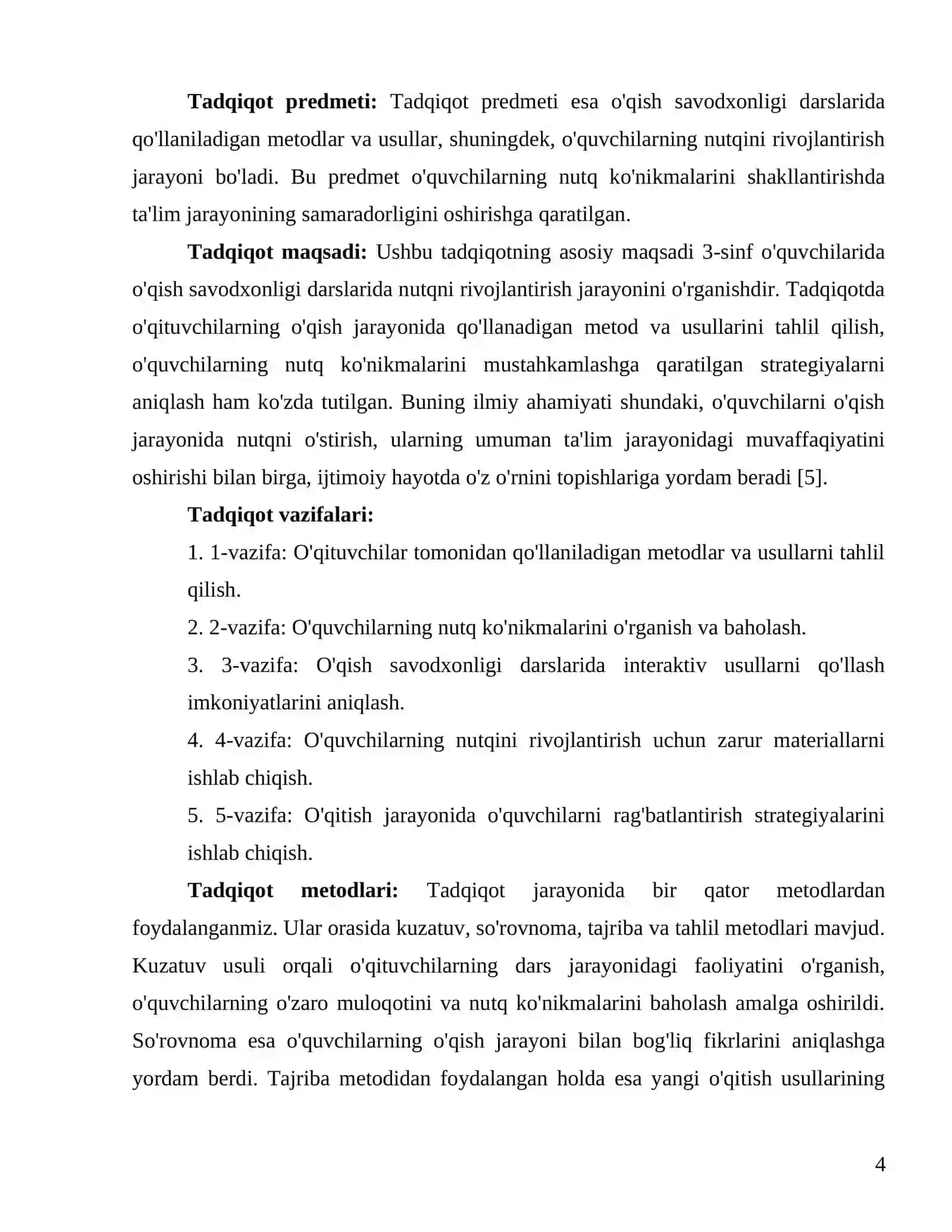 3 sinf o‘qish savodxonigi darslarida o‘quvchilar nutqini o‘stirish 4