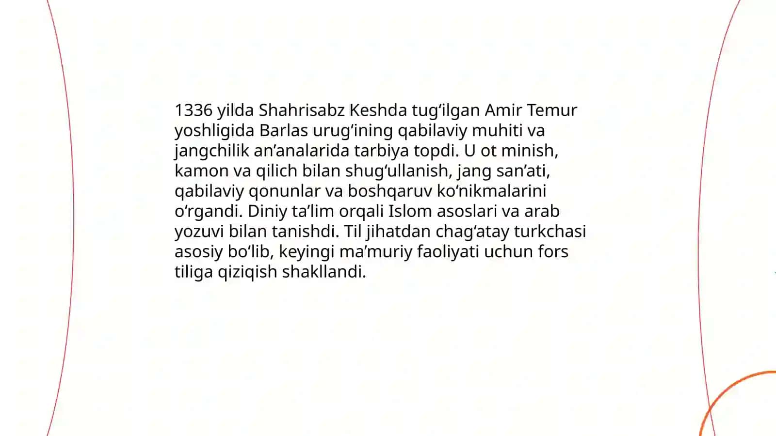 Amir Temur hayoti va ijodi 4