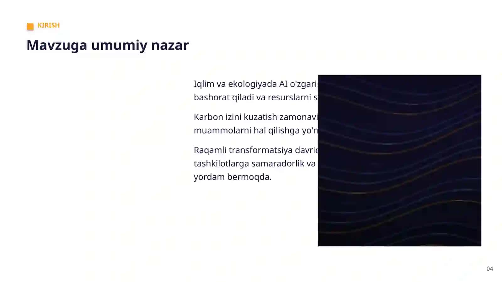 AI IQLIM VA EKOLOGIYADA 4