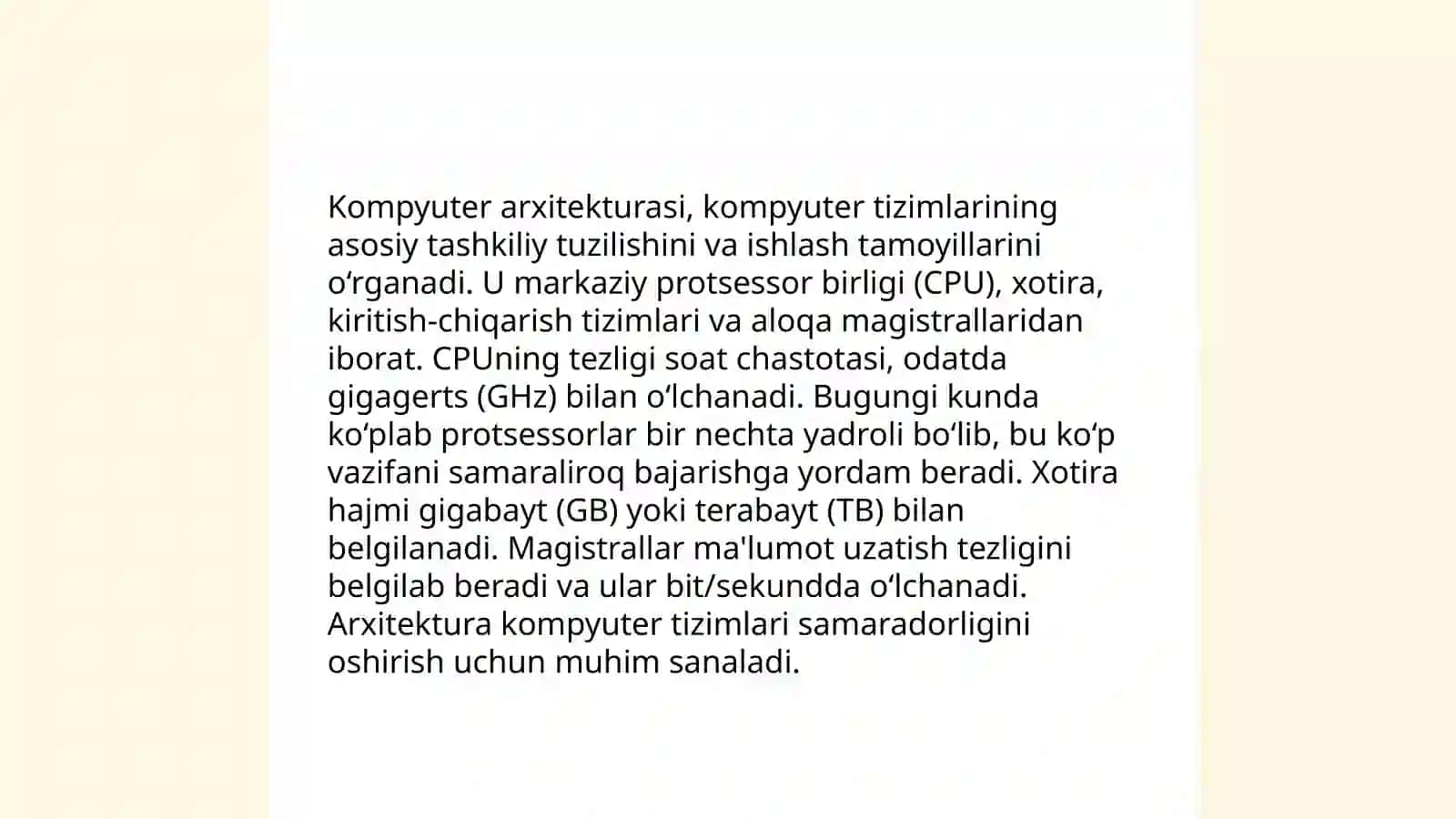 Axborot texnologiyalari faniga kirish 4