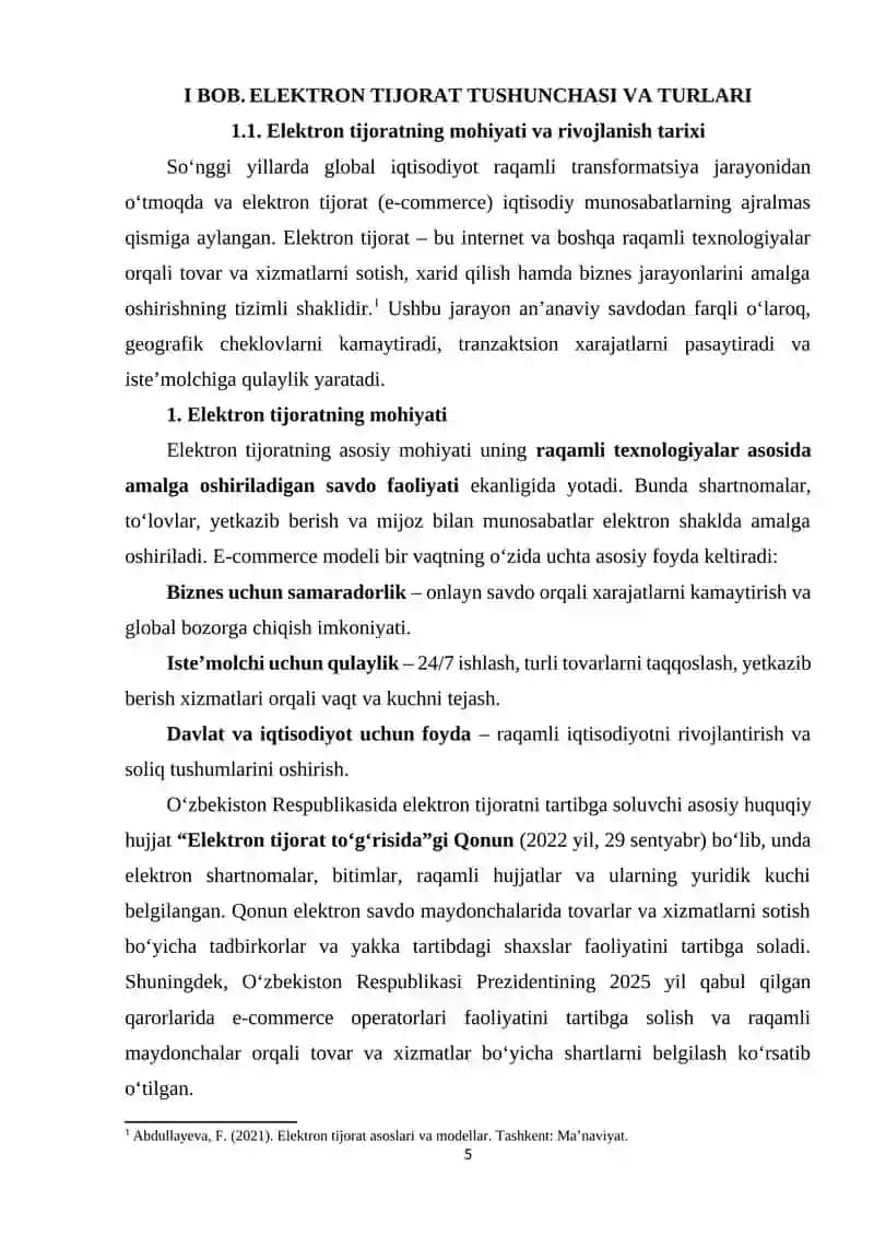 Elektron tijorat modellari 4